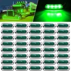 40PCS Dc 12-24V Led Trailer Side Marker Lights Front Rear Tail 40GREEN New. Price: $94.99.
