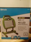 Woods 40 Led Work Light 120V Shop Jobsite Home Auto Paint L1324 Bright Portable New. Price: $37.33.