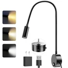Eray Plug-in Led Wall Mount Reading Light With 15" Flexible Gooseneck & Usb C... New. Price: $31.76.