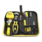 18 Pc Home/indoor Repair Handy Tool Set Wrench Plier Mini Led Flash Light Yellow New. Price: $17.75.