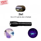 Led Tactical Flashlight With Uv Super Bright Zoom Torch Ultra White Lamp New. Price: $14.99.