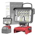 Mtiolhig Cordless Led Work Light 18V Battery 20W 2000LUMEN - Black/red Used. Price: $31.74.