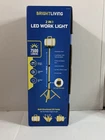 Brightliving 2-IN-1 Foldable Led Work Light With Tripod, 7500 Lumens New. Price: $64.44.
