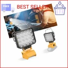 Xcofzob 54W Led Work Light For Dewalt 20V Battery, 7600LM Cordless Du New. Price: $35.75.