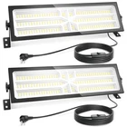 2 Pack Linkable Led Shop Light (built-in Outlet) 100W 15000LM Aluminum Plug... New. Price: $95.68.