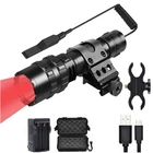 Luxjumper Red Hunting Flashlights Rechargeable 700 Yard 1800 Lumens New. Price: $64.24.