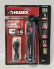 (N93898-3) Husky 1001 814 120 Rechargeable Flip Light New. Price: $17.63.