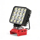 4800LM 48W Led Spotlight Flashlight Compatible With Milwaukee 18V Li-ion Battery New. Price: $19.99.