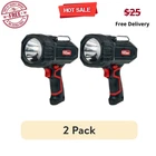 2 Pack Hyper Tough 500LM Rechargeable Led Spotlight Usb-c Work New. Price: $19.99.