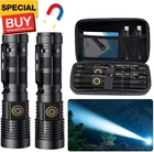 Rechargeable Tactical Flashlights 20000 High Lumens - 1500 Meters Long Beam Supe New. Price: $58.78.