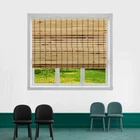 Tj Global Cordless Flatstick Bamboo Roman Window Blind Sun Shade, Light... New. Price: $56.69.