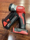 New Milwaukee 2735-20 Volt M18 Led Flashlight With Cp 2.0 Ah Battery Open. Price: $69.99.