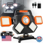 55W Rechargeable Work Light 5000LM, Foldable&rotatable Magnetic Led New. Price: $71.67.