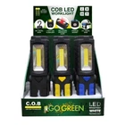 Gogreen Power Cob Worklight- Magnetic Hanging Hook- Swivel Base Pack Of 12 New. Price: $69.99.