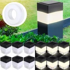 Hicarer 12-PACK Solar Fence Post Cap Lights 2X2" Garden Wall Warm Yellow Led New. Price: $82.40.