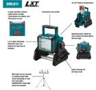 Makita DML811 8V Lxt Lithium Ion Cordless/corded Work Light, Only New. Price: $179.99.
