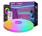 Beambox 50 Ft Rgb Led Strip Rope Light, IP65 Waterproof, Remote Control Open. Price: $64.99.