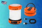 Thorfire CL01 Led Camping Light - Hand Crank & Usb Rechargeable Lantern New. Price: $32.15.