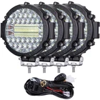 7 Inch Round Led Light Bar Offroad, 201W 15000LM Driving Work ... New. Price: $101.36.