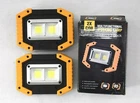Rechargeable Portable Waterproof 20W Led Flood Lights Outdoor Emergency 2PK Open. Price: $22.99.