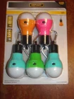 Defiant Led Hanging Bulb Lights 40 Lumen 5/PACK Multicolors (LLB-9) New. Price: $18.72.
