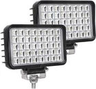 Exzeit Inch Led Work Light For Truck, 6800LUMENS Flood 80W, White New. Price: $58.52.