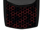 Hexagon Mosaic Black Light Red Truck Hood Wrap Vinyl Car Graphic Decal 58"X 65" New. Price: $104.05.