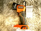 New Genuine Ridgid 18VOLT Cordless Led Work Flashlight - Tool Only. Price: $29.95.