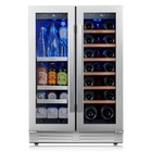 Ca'lefort 24" Wine Cooler&beverage Refrigerators 60 CANS+20 Bottles Only Certified. Price: $385.99.