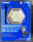 Kobalt 1074663 Rechargeable Clamp Light New. Price: $29.99.