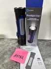 Azpen 8-IN-1 Solar Hand Crankflashlight, Weather Radio &2600MAH Power Bank Open. Price: $23.67.