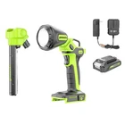 Greenworks 24V 650 Lm And Spotlight (2-IN-1) W/ 2AH Battery & Charger New. Price: $149.99.