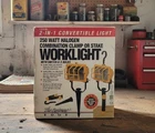 Designers Edge 250W Halogen Work Light Clamp Stake 2-IN-1 Switch Bulbs Nib New. Price: $32.00.