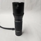Lux-pro LP630 Black Led Flashlight, Wrist Strap, Aaa Batteries, Rubber Grip Used. Price: $12.95.