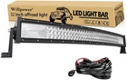Willpower Curved Led Light Bar 32 Inch 405W Spot Flood Combo Triple Row O... New. Price: $124.39.