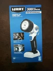 New Hart Rechargeable Handheld Spot Work Light With Rotating Head, Magnetic Base. Price: $40.00.
