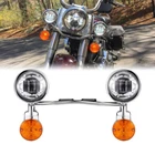 Led Passing Turn Signals Lights Bar For Honda Shadow Ace Aero Spirit Vt 750 1100 New. Price: $169.99.