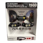 Infinity X1 1500 Lumen Rechargeable Headlamps, 3PK New. Price: $42.99.