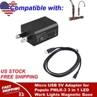 Micro Usb 5V Adapter For Populo PMLK-3 In 1 Led Work Lights Magnetic Base New. Price: $14.98.