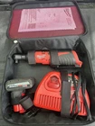Milwaukee M12 3/8" Dr Cordless Ratchet Combo Kit W/1 Battery, Charger & Tool Bag Used. Price: $95.00.