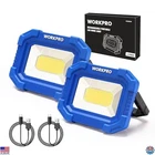 Workpro 2000LM Rechargeable Led Light - Waterproof Magnetic Flood New. Price: $57.73.