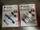 (2) Maglite Led Solitaire Blue And Silver 1 Cell Aaa Flashlight Made In Usa! New. Price: $35.00.