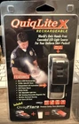 Quiqlite X Rechargeable Led Flashlight, Hands-free, Quiqflare, Safety Strobe New. Price: $25.00.