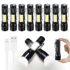 Kunhe 10 Pack Usb Rechargeable Mini Small Led Flashlights Bulk Camping Lantern New. Price: $62.34.