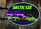 Arctic Cat 25" Two Sided Fixed Flange Sign With High Intensity Led Lighting New. Price: $219.53.