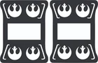 Tail Light Covers Rebel Alliance For Jeep Wrangler Jl Led New. Price: $39.00.