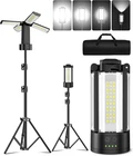 T-sun Rechargeable Camping Light With Stand, Led Work 4100 Lumens New. Price: $94.99.
