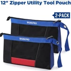 Workpro 2-PACK 12"TOOL Pouches With Zipper Utility Bag For Organizers New. Price: $24.99.
