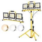 32000LM Led Work With Tripod, 3X100W 3-HEAD Floodlight, Plug-in 120V, 3... New. Price: $112.84.