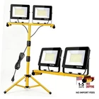 Led Work Lights With Stand, 14000 Lumen, 2-HEAD Adjustable New. Price: $88.67.